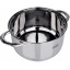 Кастрюля с крышкой Bravo Chef 16 см 1.9 л Хром (6720867) Луцк