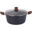 Кастрюля классическая с крышкой Bravo Chef 26 см 4.9 л Черный (6859889) Київ