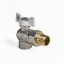 Кран с американкой 1/2" (KOER KR.228.W) угловой белый (KR0099) Херсон