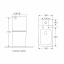 Унітаз-компакт Mixxus Premium Quadro-0402-R 675x390x855mm система змиву RIMLESS (MP6458) Красноград
