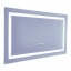 Зеркало Mixxus Warm MR02-100x60 (часы, LED-подсветка, антизапотевание) (MI6003) Житомир