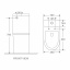 Унітаз-компакт Mixxus Premium Ellipse-0402-R 660x390x855mm система змиву RIMLESS (MP6468) Полтава