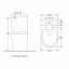 Унітаз-компакт Mixxus Premium Ellipse-0401-T1 630x390x840mm система змиву TORNADO 1.0 (MP6467) Київ