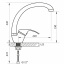 Смеситель для кухни ZERIX YUB 048 (ZX2772) Хмельницкий