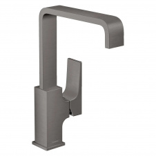 Змішувач для умивальника Hansgrohe Metropol 230 із донним клапаном чорний хром