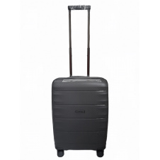 Чемодан дорожный Малый (S) под Ручную кладь Полипропилен Airtex 242 45л 55x39,5x22,5см Серый