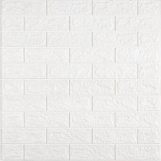 Панель стеновая в рулоне 3D Sticker Wall 700х19600х2 мм Белый SW-00002277