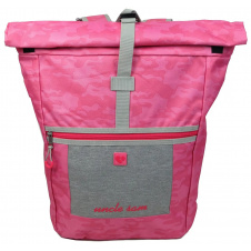 Жіночий рюкзак Rolltop Uncle Sam IAN313561 22L Рожевий