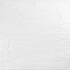 Панель 3D WHITE Sticker Wall 700х700х6 мм Білий (D) SW-00001948