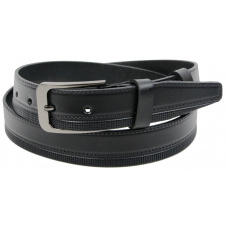Мужской ремень Skipper 1474-35 135 см Черный (1882229492)