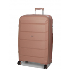 Валіза велика L поліпропілен Airtex 646 119л 79,5×52×30см Рожеве золото