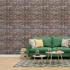Самоклеюча 3D панель під червоний катеринослав цегла Sticker Wall 20000x700x3мм Бородянка
