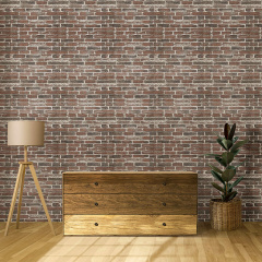 Самоклеюча 3D панель під червоний катеринослав цегла Sticker Wall 20000x700x3мм Бородянка
