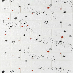 Панель стінова в рулоні 3D 700мм*3,08м*3мм зірки (D) Sticker Wall SW-00002265 Кропивницький