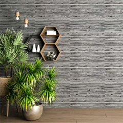 Самоклеющаяся 3D панель под дерево цвета зебры Sticker Wall 2800х700х3мм Измаил