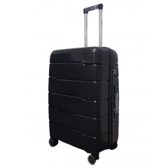 Чемодан средний M+ из полипропилена Milano bag 0305 84л Чёрный Буча