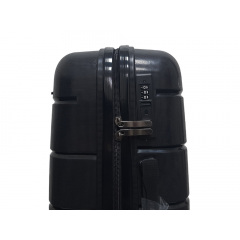 Чемодан средний M+ из полипропилена Milano bag 0305 84л Чёрный Буча