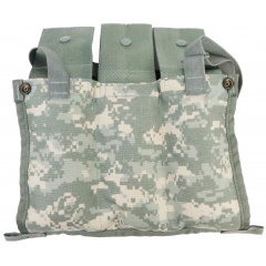 Подсумок тактический для трех магазинов Military М16, M4 Molle II Bandoleer Ammunition Pouch пиксель Харків