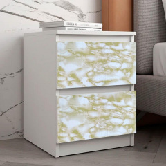Самоклеющаяся пленка Sticker Wall желтый мрамор 0,45х10м (36021) Ровно