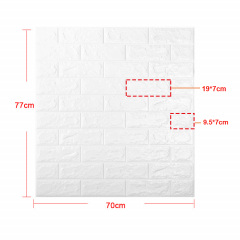 Декоративная 3D панель самоклейка под кирпич Красный Sticker Wall 700x770x7мм (008-7) Ужгород