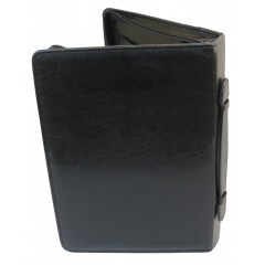 Папка ділова з ручкою зі шкірозамінника JPB AK-64 Чорна Курінь