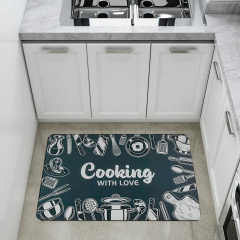Вологопоглинаючий килимок Sticker Wall 50*80CM*3MM (D) SW-00001888 Сірий Житомир