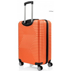 Чемодан Большой L ABS пластик на колесах GD Polo 60k001 115 L Оранжевый Ирпень