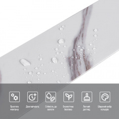 Плинтус виниловый самоклеющийся 5000*100*2мм (D) SW-00002119 Sticker Wall Стрый