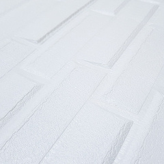 Самоклеюча декоративна панель 3D біла кладка в рулоні 3D Loft 3080x700x5мм Вінниця