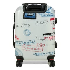 Чемодан Малый (S) Поликарбонат под Ручную кладь Airtex 809 Stamp 44 л 54x35x23 см Разноцветный Киев