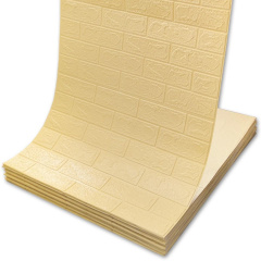 Самоклеющаяся 3D панель Sticker Wall под бежевый кирпич в рулоне 20000x700x3мм (R009-3-20) Мукачево