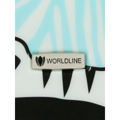 Чемодан Малый (S) Поликарбонат под Ручную кладь Worldline Airtex 809 Zebra 44 л 54x39x23 см Разноцветный Хмельницький
