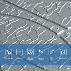 Панель 3D Sticker Wall 700х700х6 мм Silver (D) SW-00001951 Кропивницький