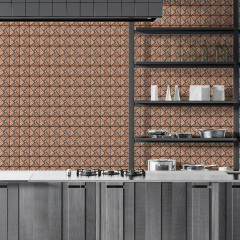 Самоклеюча алюмінієва плитка Sticker Wall 300х300х3 мм Різнокольоровий (SW-00001927) Обухів