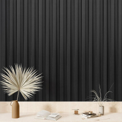 Декоративна стінова рейка Sticker Wall 160*23*3000мм (D) SW-00001532 Чорна Слов'янськ
