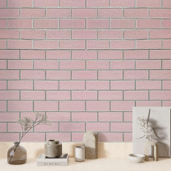 Самоклеющаяся стеновая панель Sticker Wall Розовая 3D NEW CULTURAL WALL 70*70см*4мм PINK+SILVER (D) SW-00001501 Акимовка