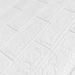 Самоклеюча 3D панель Sticker Wall під білу цеглу в рулоні 3080x700x3мм (R001-3) Черкаси