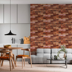 Самоклеюча 3D панель під коричневу цеглу катеринослав Sticker Wall 20000х700х3мм Івано-Франківськ