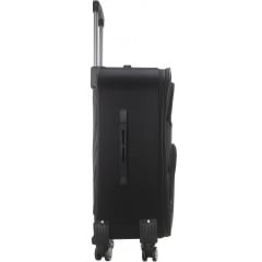 Тканевый большой чемодан на колесах Gedox 100L Черный Львов