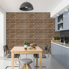 Декоративна панель ПВХ цегла під коричневий мармур Sticker Wall SW-00001428 960х480х4мм Володимир-Волинський