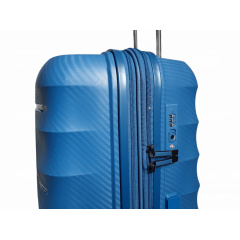 Чемодан дорожный Гигант (XL) Airtex 242 115л 76,5x52,5x33см Синий Київ