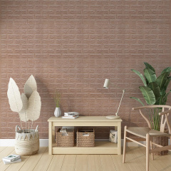 Самоклеющаяся стеновая панель Sticker Wall 3D 700х770х7мм кирпич кофе с молоком (D) SW-00001800 Лубны