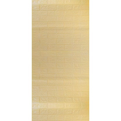 Самоклеюча 3D панель Sticker Wall під бежеву цеглу в рулоні 3080x700x3мм (R009-3) Тернопіль