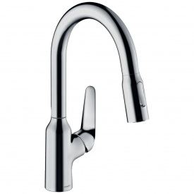 Змішувач для раковини Hansgrohe Focus M42 з висувною лійкою