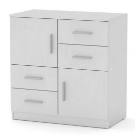 Комод-2+4 Компаніт дсп білий німфе-альба