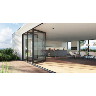 Раздвижные алюминиевые окна и двери Schüco (Германия) от производителя с монтажом.