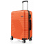 Чемодан Большой L ABS пластик на колесах GD Polo 60k001 115 L Оранжевый Ирпень
