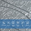 Панель 3D Sticker Wall 700х700х6 мм Silver (D) SW-00001951 Кропивницький