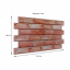 Декоративна ПВХ панель цегла Sticker Wall SW-00001426 960х480х4 мм Коричнево-рожева Балаклія