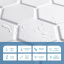 Декоративная ПВХ панель под белые соты 960х480х4мм (D) SW-00001778 Sticker Wall Чугуев
